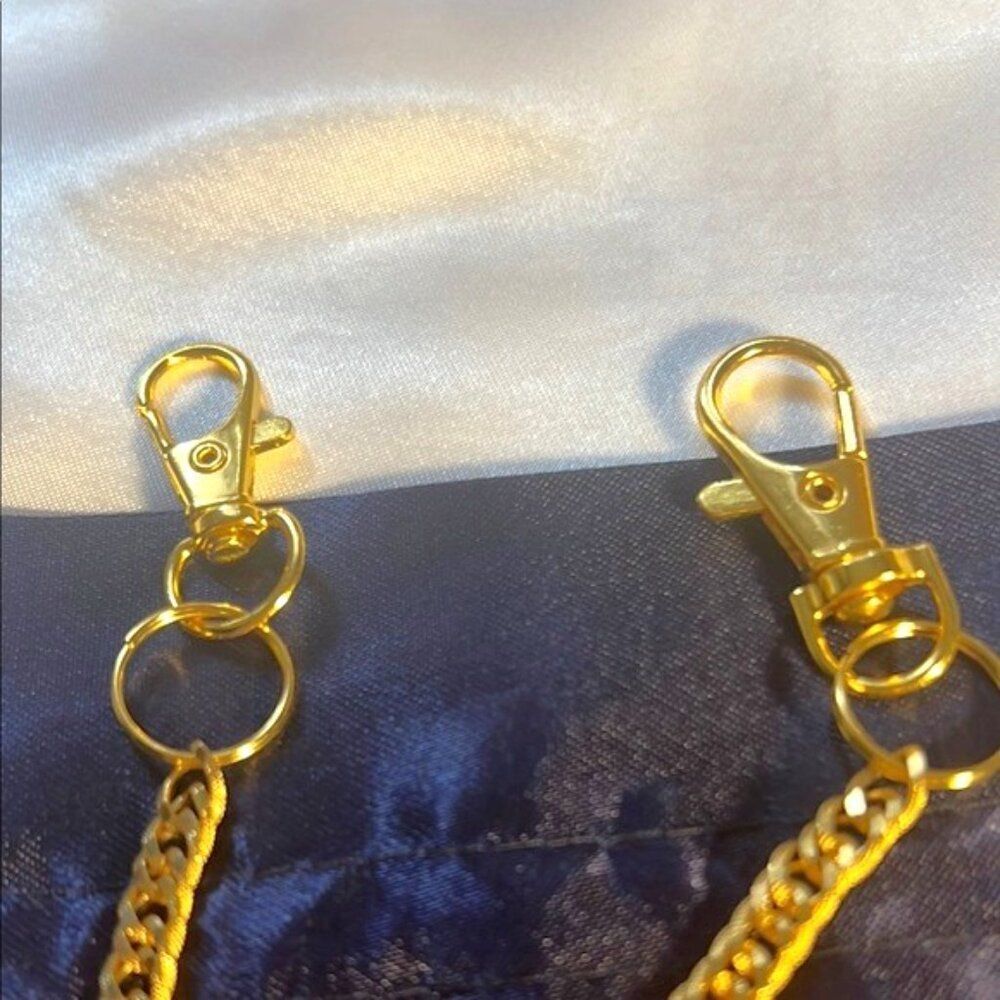 Gold Crossbody Replacement Chain - Cuban Link - Picture 4 of 5